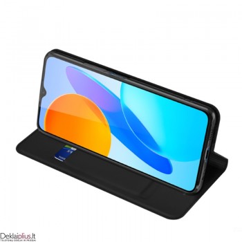 Dux Ducis Skin Pro dirbtinės odos dėklas - juodas (Huawei Honor X6/X8 5G/Honor 70 Lite)